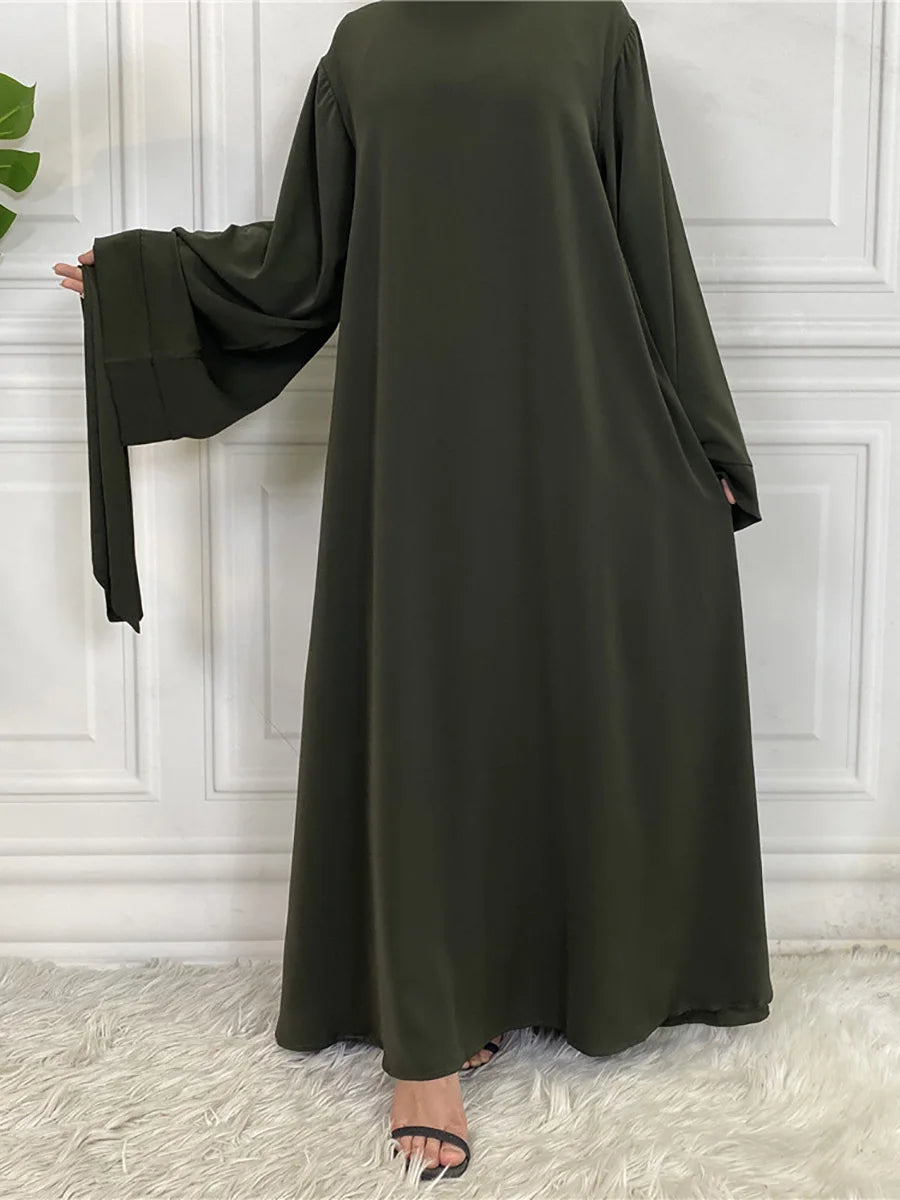 Modest Abaya Dress Ramadan Kaftan For Women | Elegant Muslim Maxi Robe