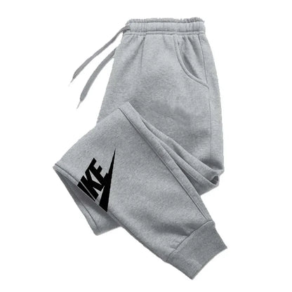 Men's printed pants, autumn and winter men's and women's running pants, sportswear and casual pants, fitness and gym sportswear
