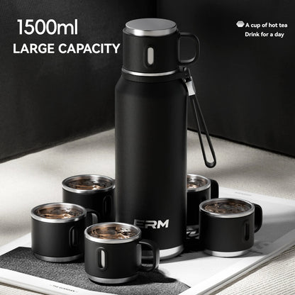 Double Wall Vacuum Insulated Thermos Bottle Stainless Steel Flask Portable Travel Mug With Lid Outdoor Hiking Gym Daily Use