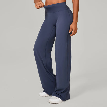 Women Yoga Pants – Soft Stretchy Fabric Full Length Leggings With Elastic Waist