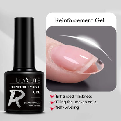 Gel Nail Polish - LILYCUTE UV Gel Varnish 7ML | Soak Off, Long Lasting Colors