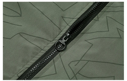 2025 Spring and Autumn New Baseball Collar Short Loose Solid Color Jacket Men's Business Casual Thin Coat Trend Size M-5XL