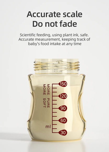 Oberni 150ml+180ml PPSU Imitated Breast Baby Milk Bottle set Anti bloating 0-6 Newborn Baby Bottle With Resistant to Falling