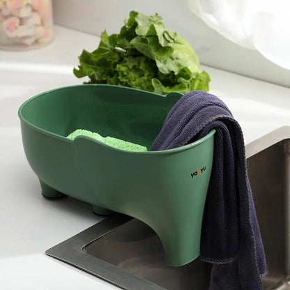 Elephant Sink Strainer - Hanging Drainer Basket for Fruits and Vegetables - ZOOMNSTORE