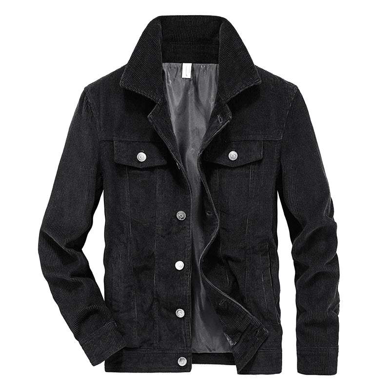 Men's Corduroy Jacket – Retro Mountaineering Coat | Cotton Cargo Outdoor Sports Jacket