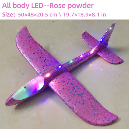 Big Foam Glider Plane - Hand-Throw Outdoor Toy for Kids