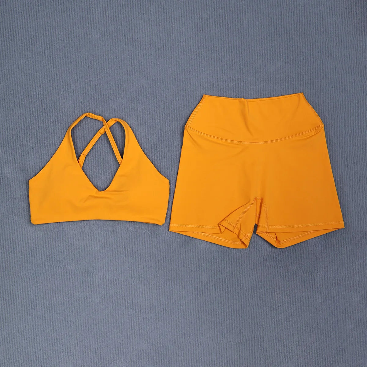 Ctenkevet Women's Summer 2Pcs Sleeveless Sports Set Woman Gym Yoga Outdoors Shockproof Vest Two-piece Running Suit Female