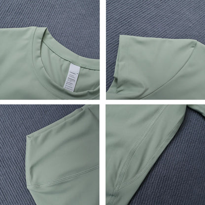 Ctenkevet Women's Summer Yoga Set, High-Waisted Tight-Fitting Workout Set for Outdoor Casual Running & Gym Sportswear Female
