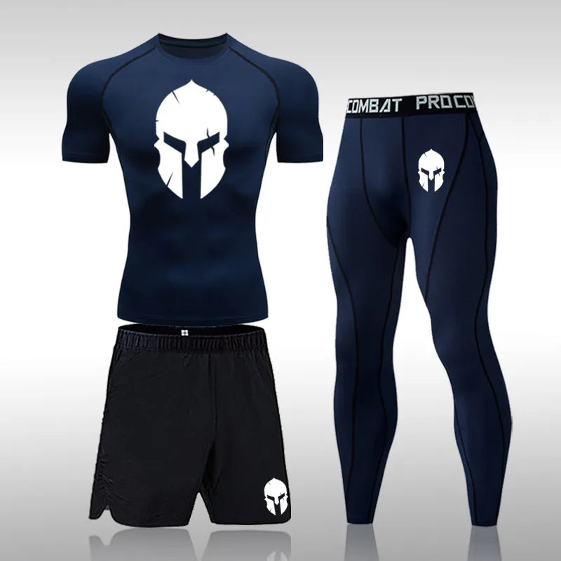 Men Sport Suits - Compression Workout Gear | Rashguard Shirts & MMA Fightwear