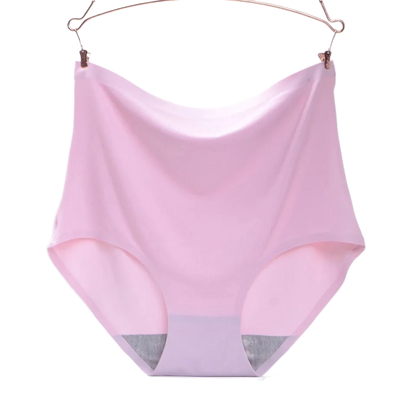 Plus Size women seamless Panties ice silk smooth soft Sexy Underwear Women High Waist Ultrathin Breathable underpants 50-100kg
