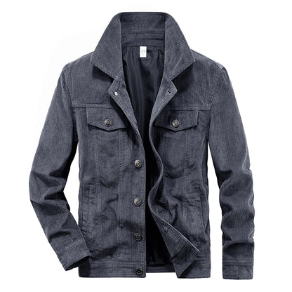 Men's Corduroy Jacket – Retro Mountaineering Coat | Cotton Cargo Outdoor Sports Jacket