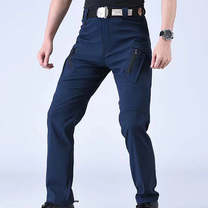 Men's Military Cargo Elastic Camping Hiking Trekking Climbing Outdoor Sports Trousers Spring Autumn Tactical Quick Dry Pants