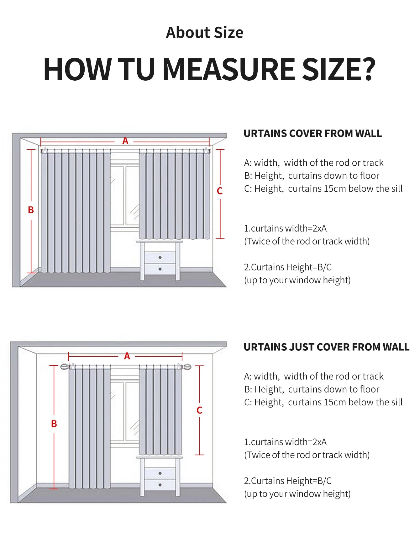 Solid Color Curtains | Blackout Curtains With Heat Insulation & Sun Protection