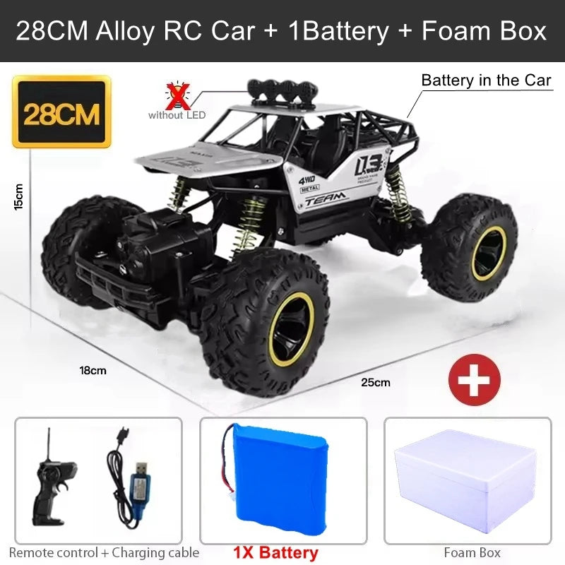 Remote Control Climbing Car - 4WD Off Road Truck with Shockproof Suspension & Anti Skid Wheels