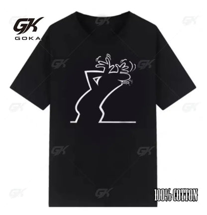 Summer T Shirts for Men Balum La Linea Funny Graphic Tshirt Cotton Comfortable Premium Camisetas Unisex Streetwear Fashion