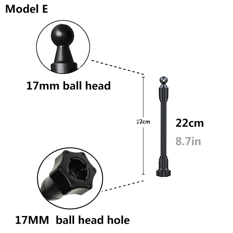 Flexible Arm Monopod Selfie Stick Rod Mount Holder Stands for Mobile Phones for Gopro Hero DJI OSMO Insta 360 Cameras Tripod
