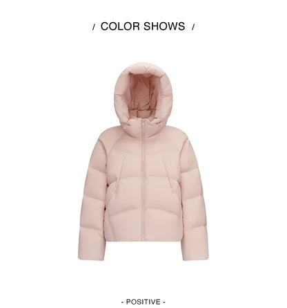 Semir Women Down Jacket 90 Percent Down Fill Raglan Sleeve Loose Fit Hooded 2026 New Winter Daily Wear Urban Casual Style