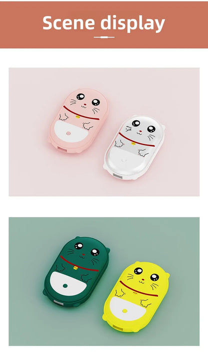Cute Pet Shaped Electric Hand Warmer USB Charging Portable Waterless Hot Water Bag Dual Purpose 3000mAh Power Bank 2-in-1
