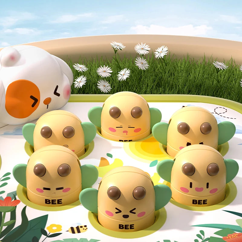 Baby Mole Hammer Whack Toy Kids Cute Animal Hand Percussion Sound Educational Sensory Develop Toys for 3 Year Children Gifts