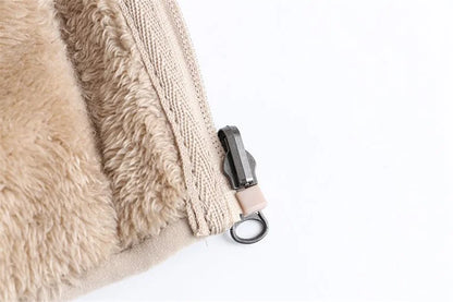 2023 Thicken Winter Sweatshirts Hoodies Jacket Women Polar Fleece Coats Zipper-up Casual Tops Middle-age Female Warm Overcoat
