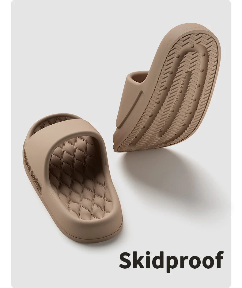 Mens Summer Cloud Sandals - Soft Non-Slip Slippers for Indoor  Outdoor Use