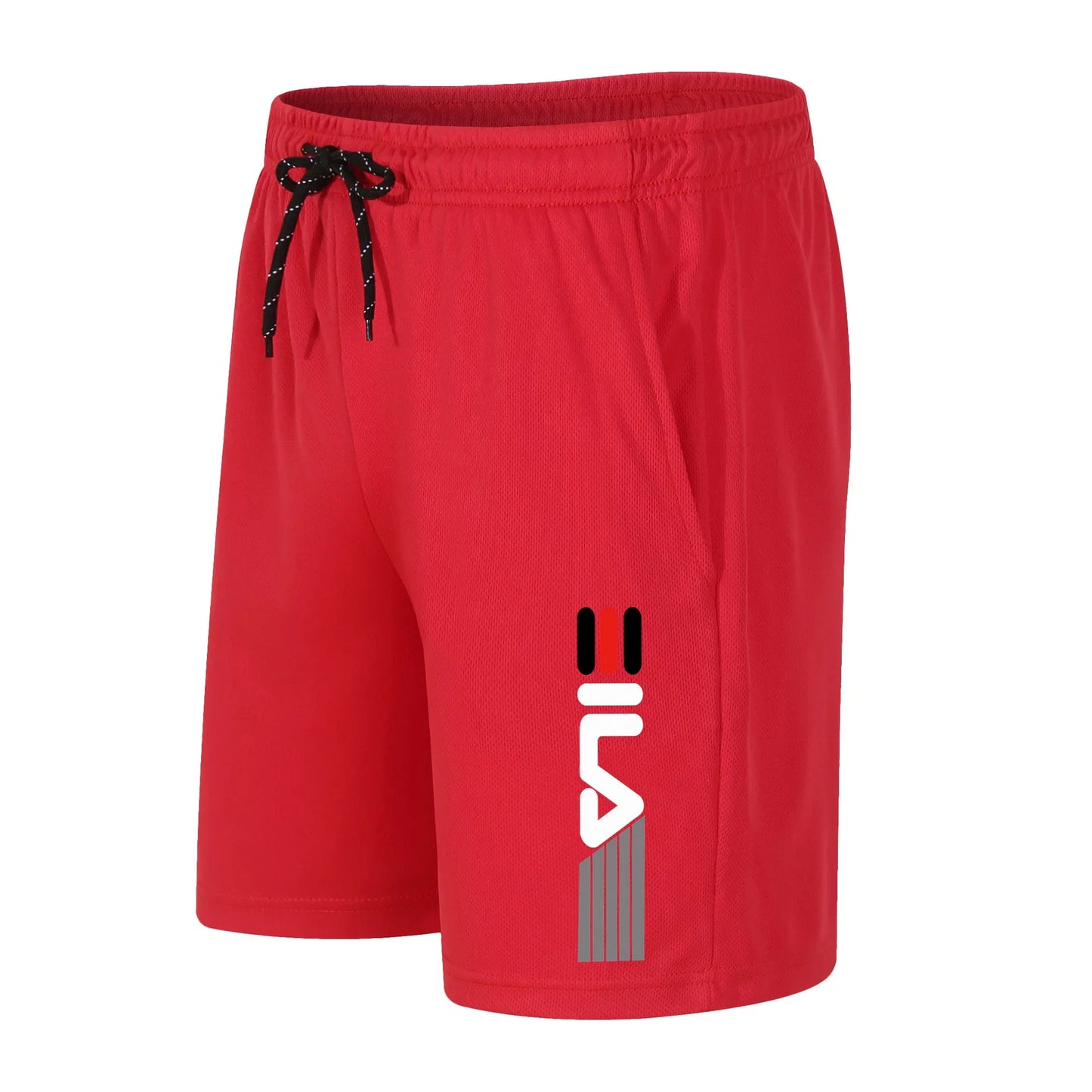 Men's Running Shorts Casual Sports Breathable Mesh Quick Dry Shorts Outdoor Hiking Clothing Fitness Quick Dry Drawstring Shorts