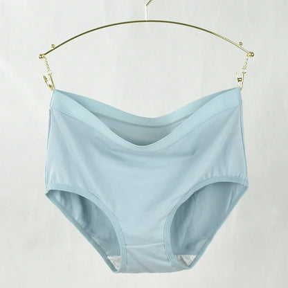 Pure Cotton Women's High Waist Underwear Panties Female Soft Breathable Underpants Woman Plus Size Intimate Lingerie Mom Briefs