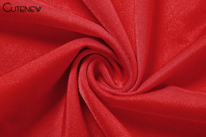 Red Spaghetti Strap Maxi Dress - Sexy Backless Ruched Body Shaping Dress Women