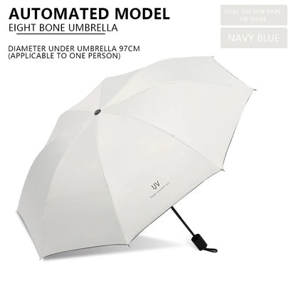 Umbrellas Sun umbrellas Cartoon rain and sunny manually folded student portable umbrellas Sunshade accessories Outdoor equipment