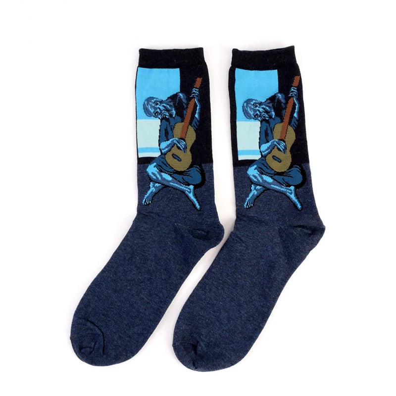 Van Gogh Art Socks - Retro Couple Socks for AutumnWinter
