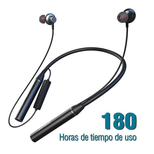 Wireless Neckband Headphones - Bluetooth Earphones With Microphone & Long Battery Life - ZOOMNSTORE