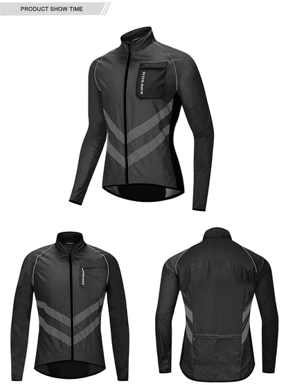WOSAWE Cycling Jackets Summer Bicycle Jackets Windbreaker Lightweight MTB Sports Windbreaker Outdoor Sunscreen Riding Equipment