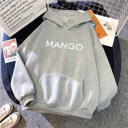 2025 New Arrival Woman Hooded Sweatshirt Urban Casual Fashion Long Sleeve Pullover Female Home Outdoor Comfort Loose Warm Hoodie
