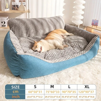 XXL 47x37inchExtra-Large Dog Sofa Bed Dog Mattress Soft and comfortable material a practical pet supply Suitable for all seasons