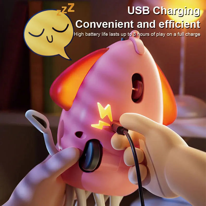 Dancing Octopus Toy - Electronic Crawling Pet with Music and Lights - ZOOMNSTORE