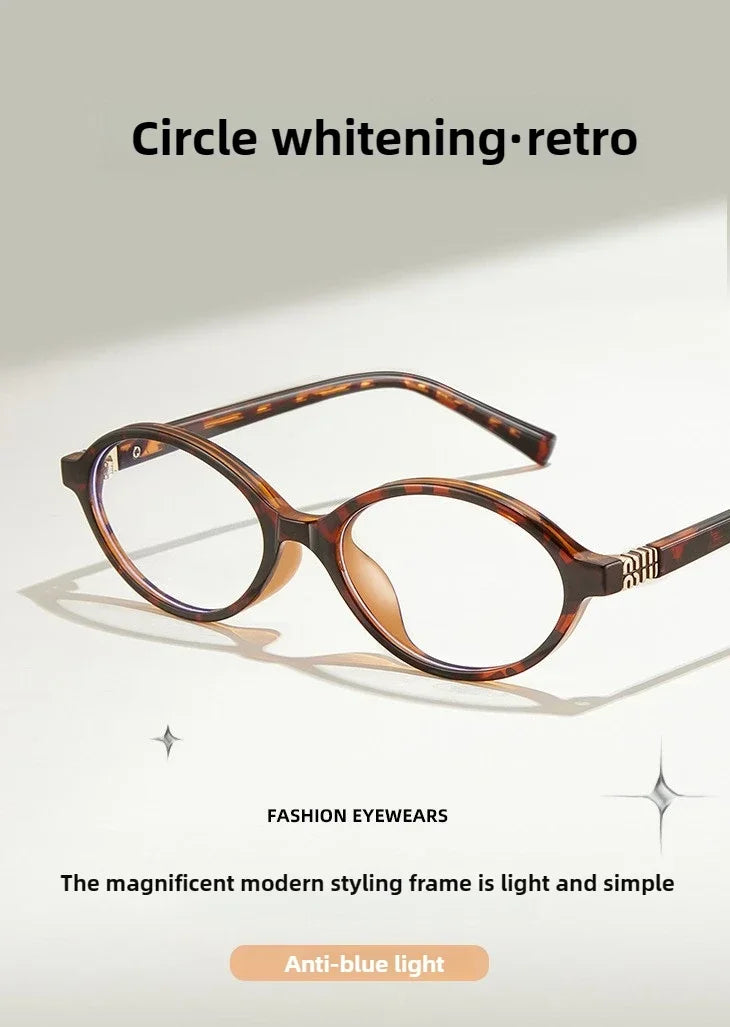 Oval Reading Glasses - Classic Oval Frames With Photochromic Lenses For Women Small Frames