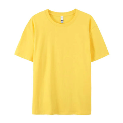 Cotton Casual T-Shirts for Women - Short Sleeve Sporty O-Neck Tops