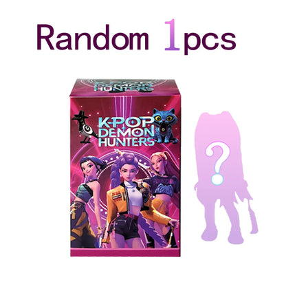 2025 Hot Anime KPop Devil Hunter Doll Vinyl Toy Rumi Mira Zoi Character Vinyl Mask Blind Box Ornament Toy Birthday Gift