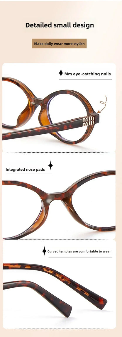 Oval Reading Glasses - Classic Oval Frames With Photochromic Lenses For Women Small Frames