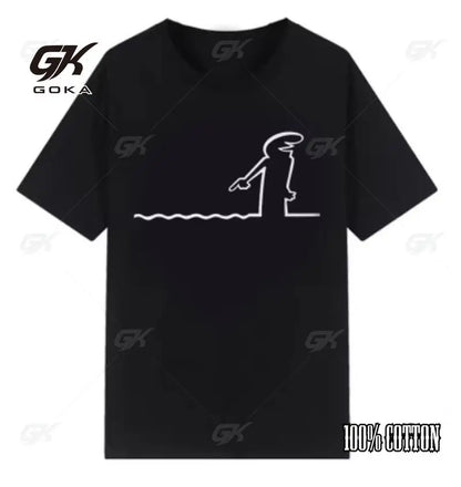 Summer T Shirts for Men Balum La Linea Funny Graphic Tshirt Cotton Comfortable Premium Camisetas Unisex Streetwear Fashion