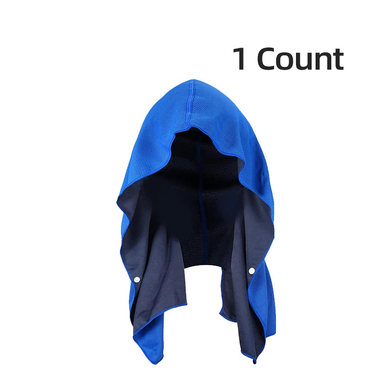 Magic Instant Chilly Towel for Neck Cooling Microfiber Soft Summer Gift for Men Dad Construction Worker
