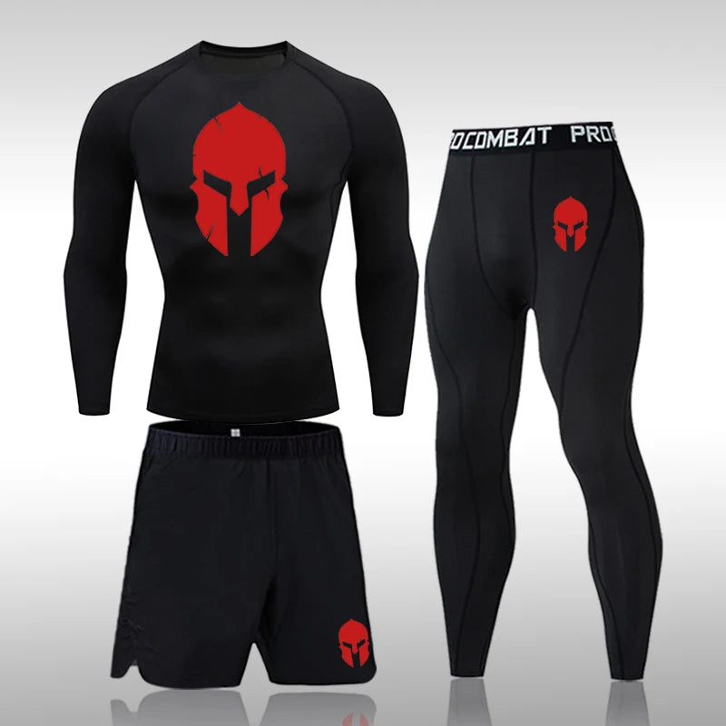 Men Sport Suits - Compression Workout Gear | Rashguard Shirts & MMA Fightwear