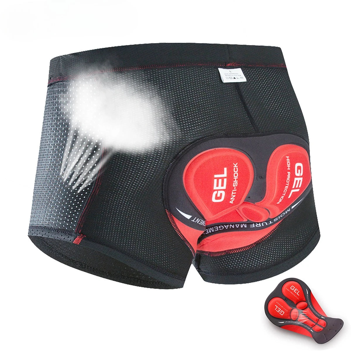 Cycling Shorts Breathable Mesh Cycling Underwear 5D Gel Pad Shockproof MTB Bike Shorts Man Shorts