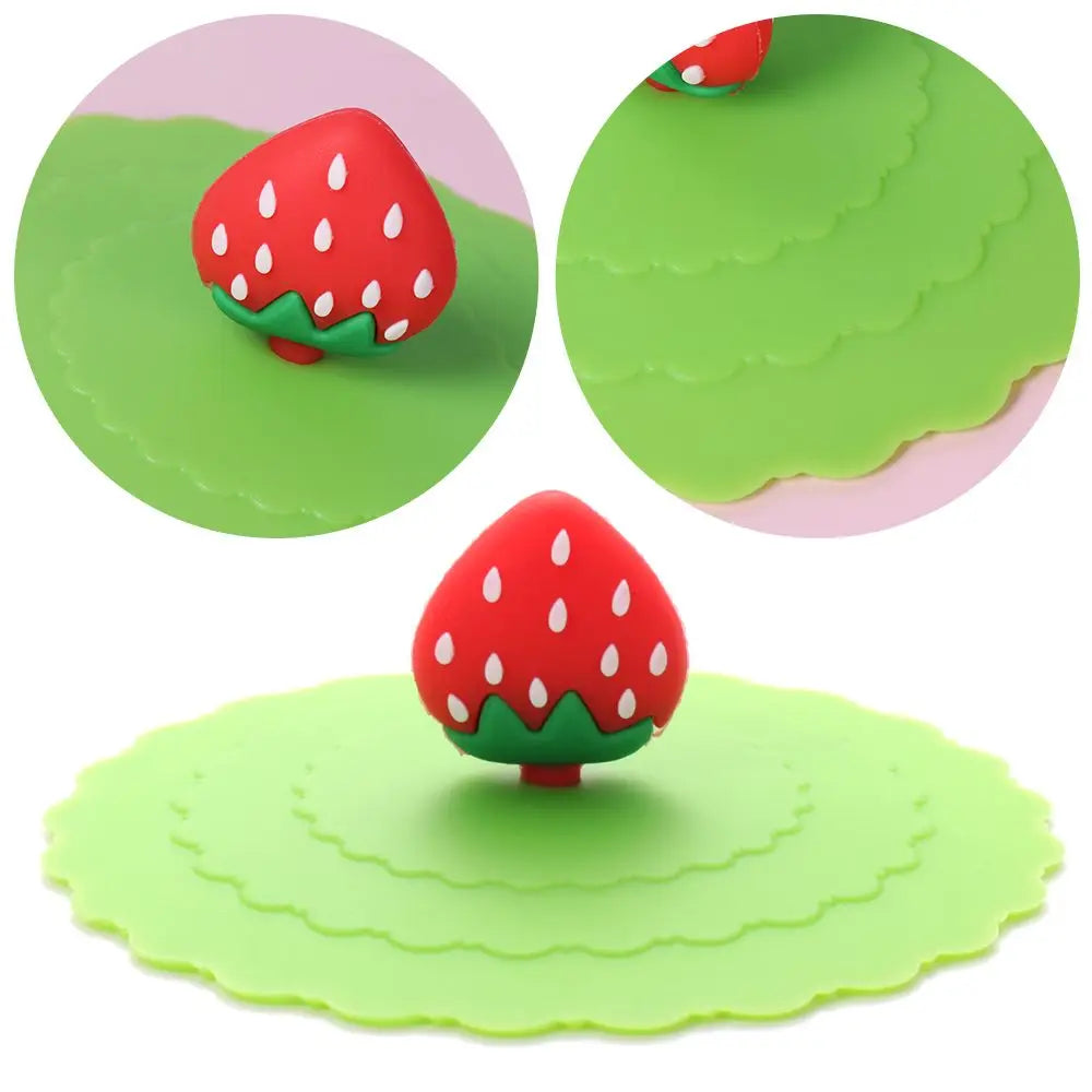 Silicone Cup Lids – Cute 10cm Leakproof Heat-Resistant Mug Covers