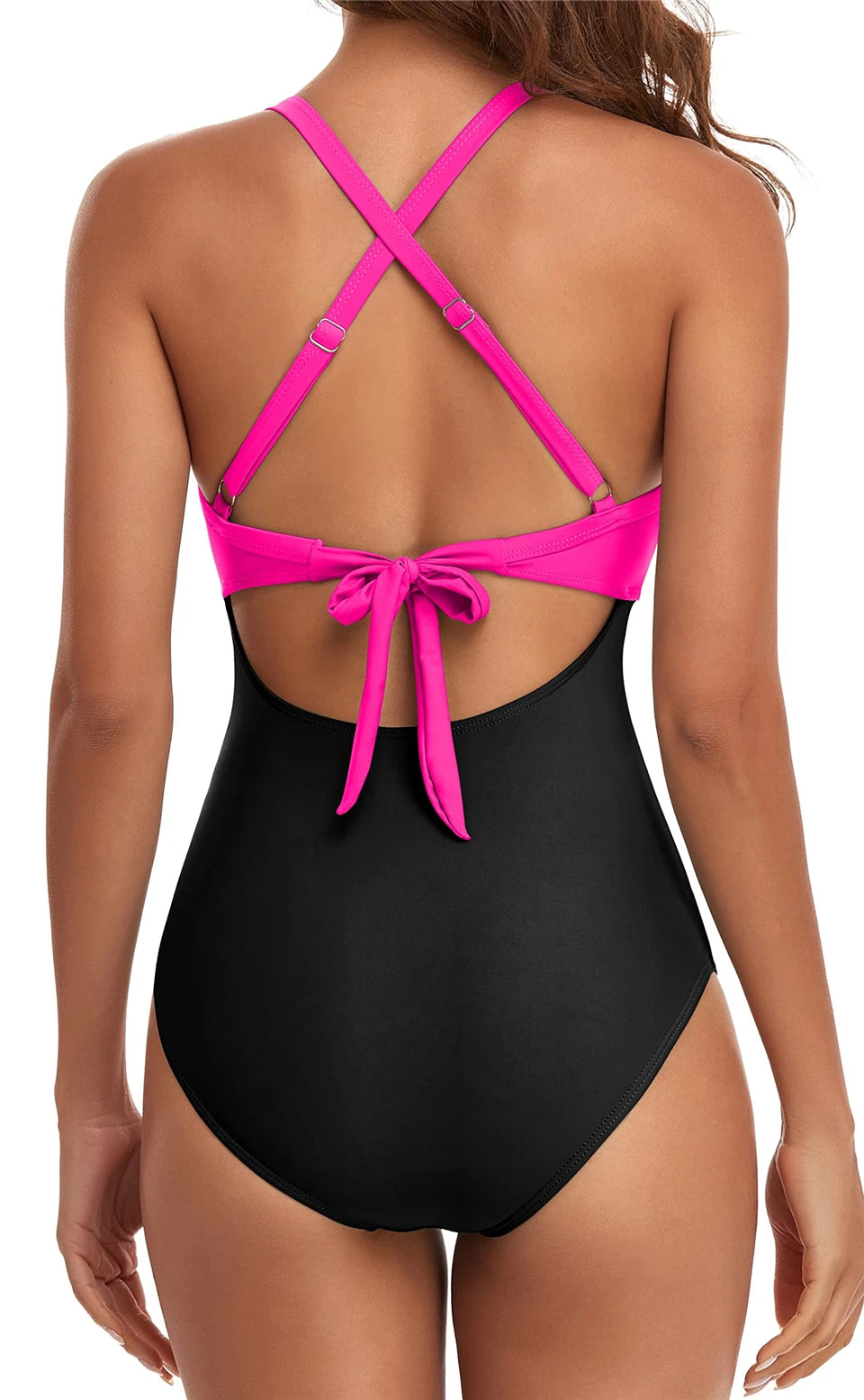 Strappy Hollow Out Swimwear Women 2026 Push Up Swimsuit Female One Piece Swimming Monokini Lady Padded Beachwear Bodysuit Summer