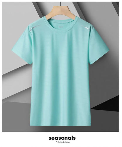 Women's Running T-Shirt – Reflective Quick-Dry Ice-Silk Sports Tee