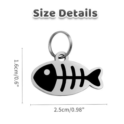 Free Engraved Pet Dog Tag Engraved Puppy Name Anti-Lost Custom Cat Id Tag Fashion Pet Kitten Nameplate Chihuahua Dog Accessories