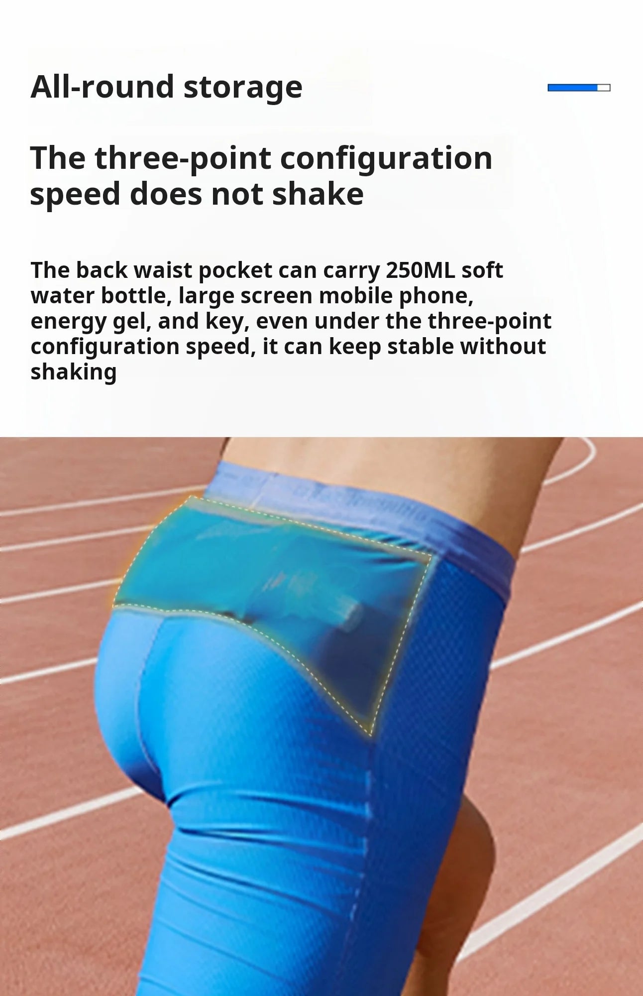 Kelme Men's Speed Dry Running Tight Shorts Professional Training Marathon Waist Pack Shorts Outdoor Sports Shorts