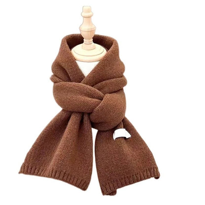 Cashmere Scarf Women – Thick Knitted Warm Scarf, Winter Shawls & Pashmina Wrap