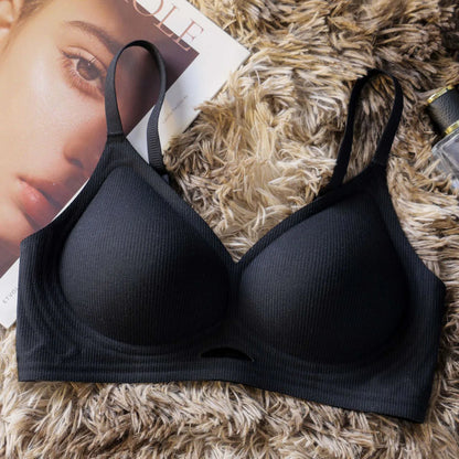Seamless Push Up Bra - Wire Free Sports Bra Women | Breathable, Comfortable, Thin Cup